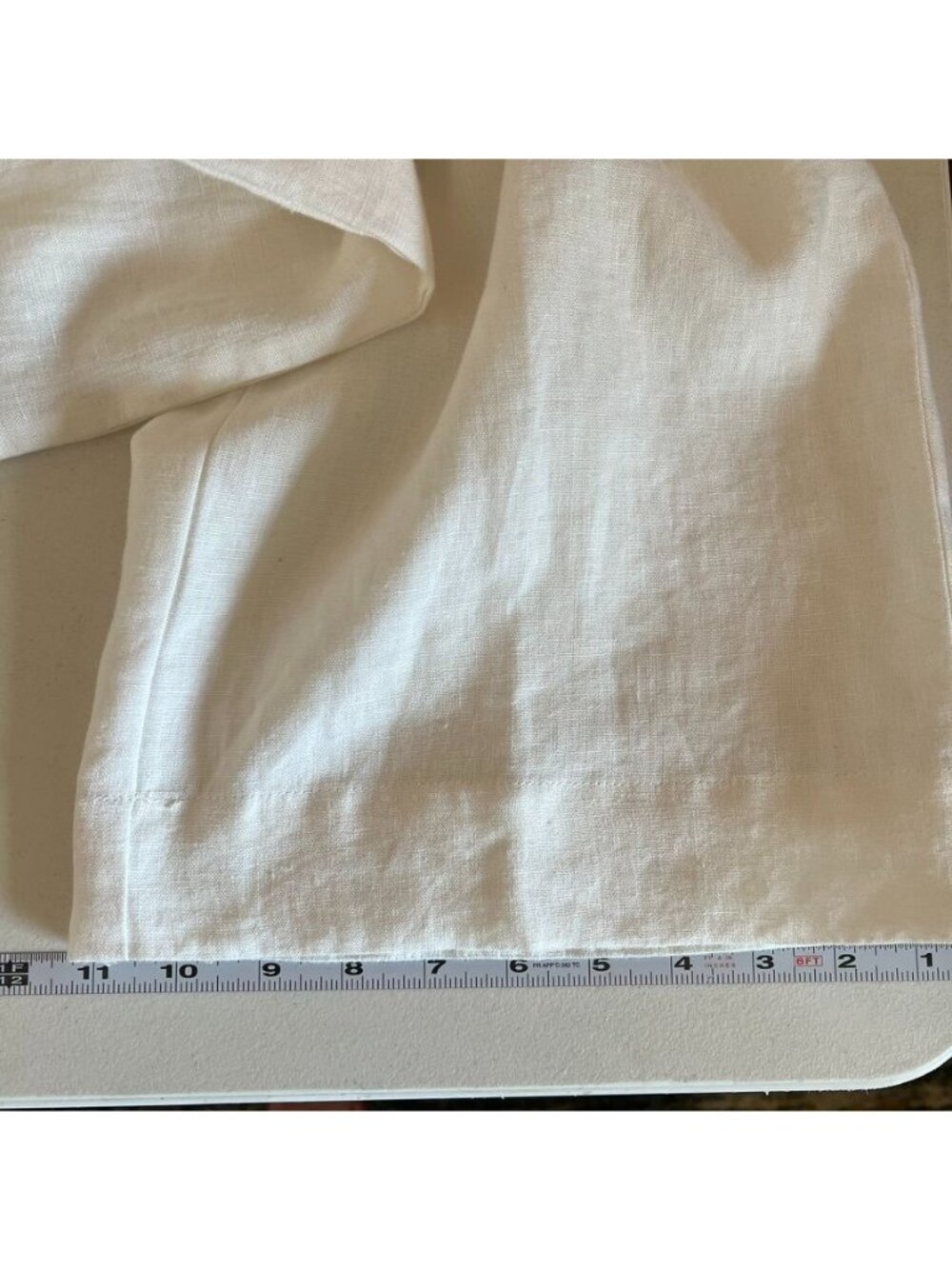 Tommy Bahama Two Palms Linen Pants Women Sz L Drawstring Pull-On White Comfort - Picture 10 of 15